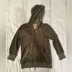 Juicy Couture Cargo Zipper Sweatshirt
